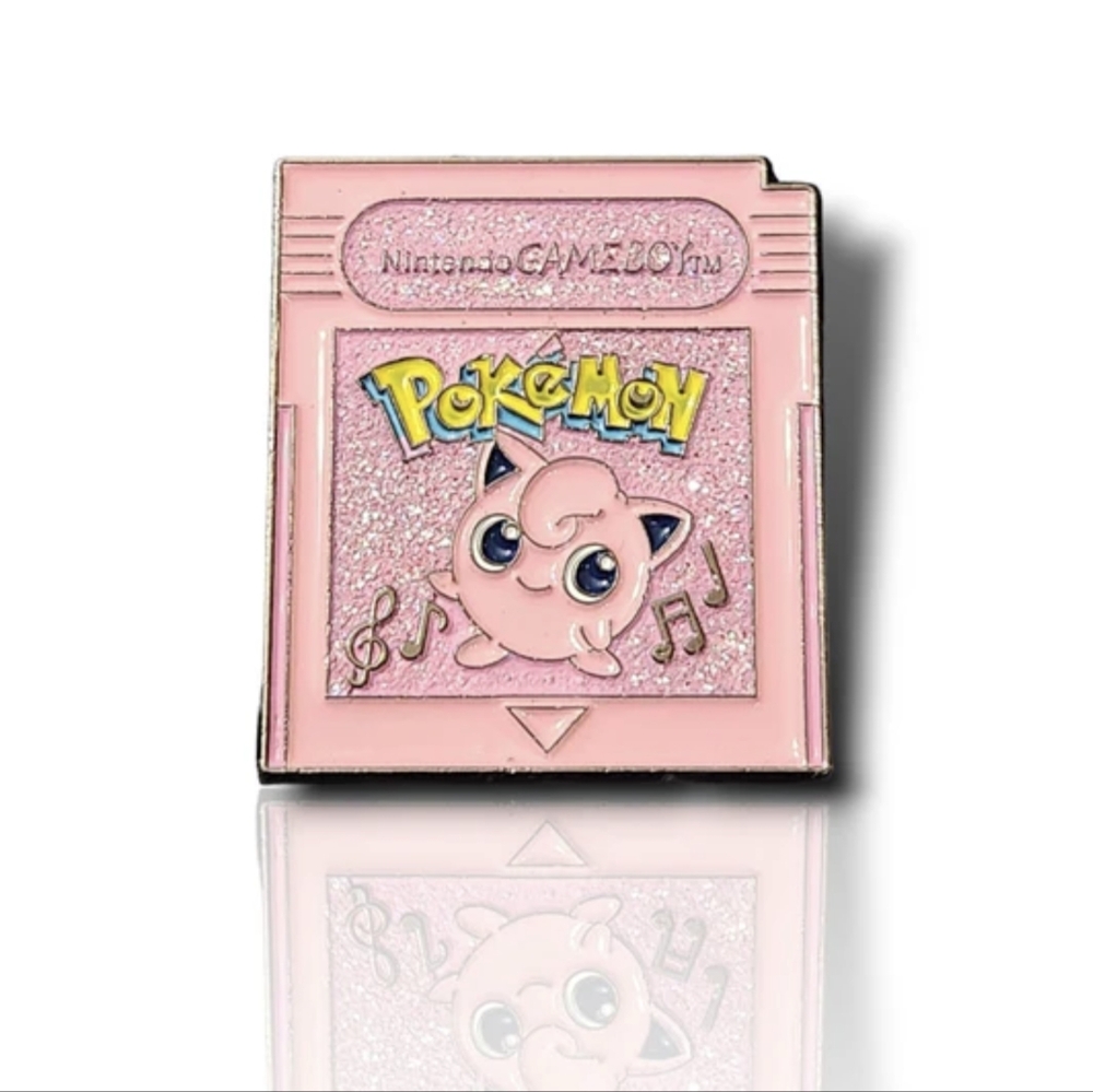 ✨2/$12✨Gameboy Jigglypuff Pokemon Enamel Pin